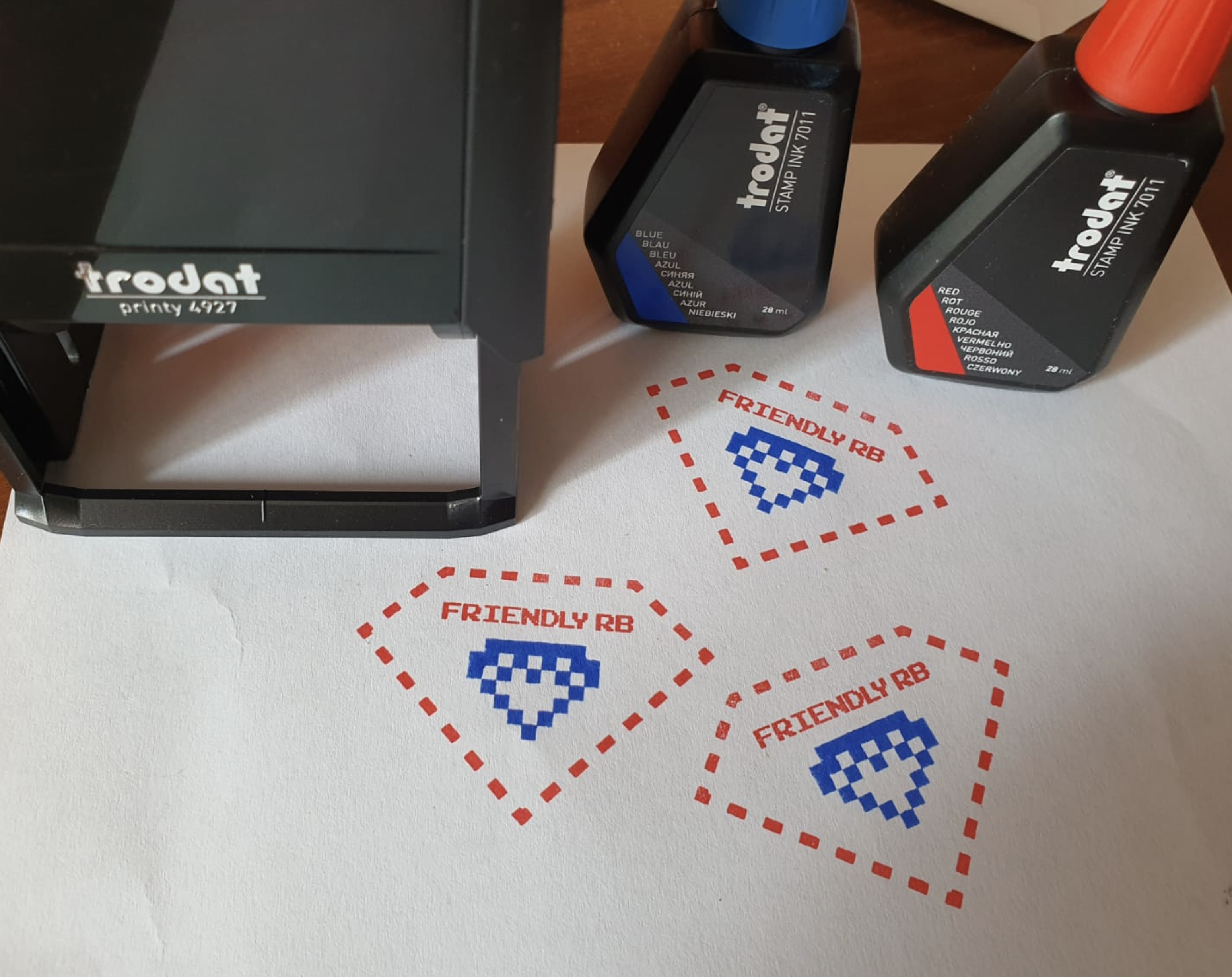 Custom stamp design