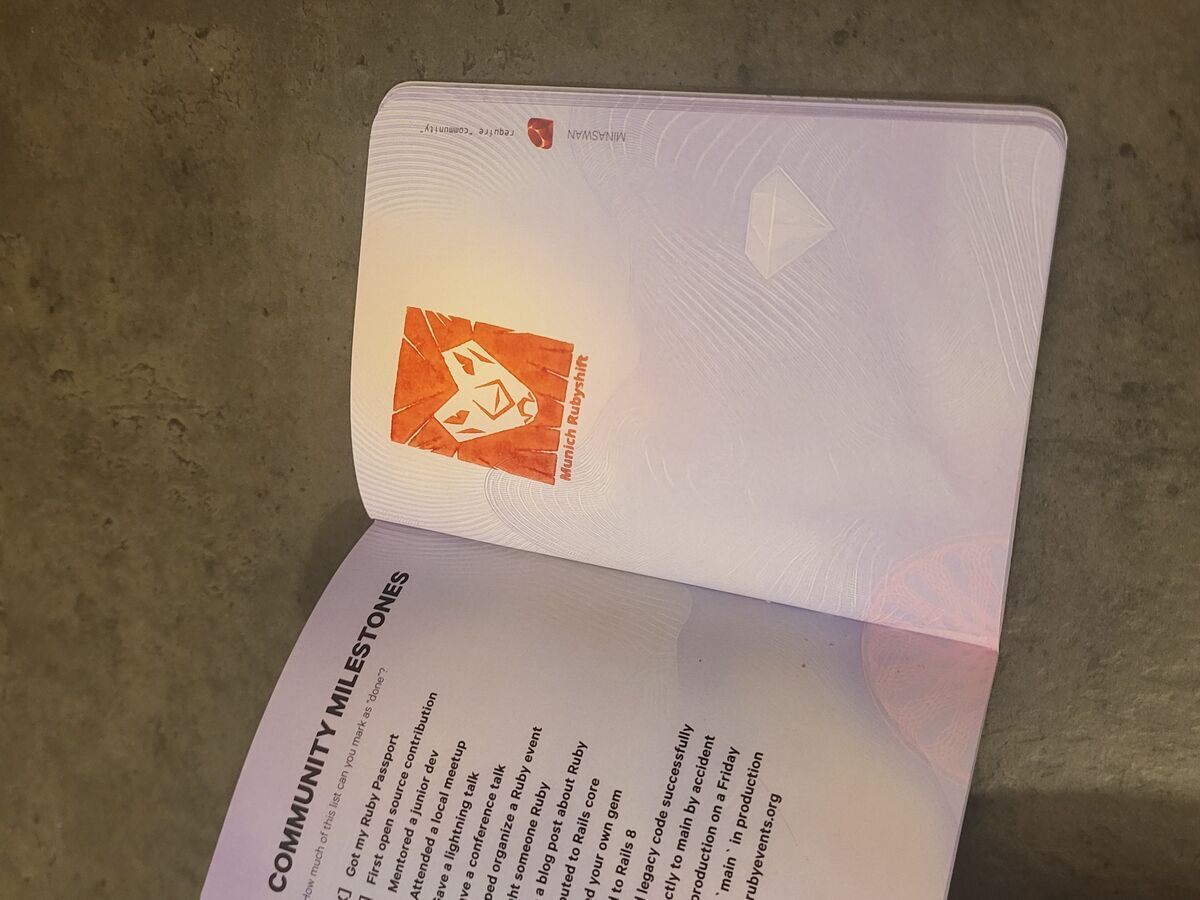 Munich Rubyshift stamp